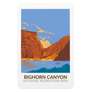 Magnet Flexible Bighorn Canyon National Recrereation Area Vintage