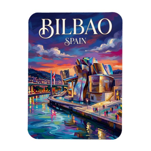 Magnet Flexible Bilbao Espagne (Vertical)