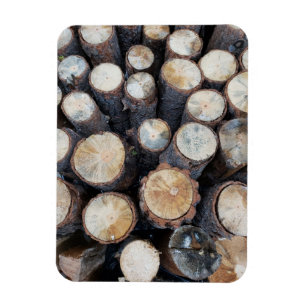 Magnet Flexible billes de bois photo nature originale