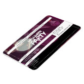 Magnet Flexible Billet Éffrayant Halloween violet funky (Côté Gauche)