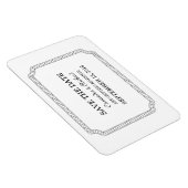 Magnet Flexible Billet en ébène encerclé Enregistrer l'aimant de d (Côté Droit)