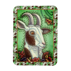 MAGNET FLEXIBLE BILLY CHÈQUE ET FEUILLES D'AUTOMNE, MERCI FERME