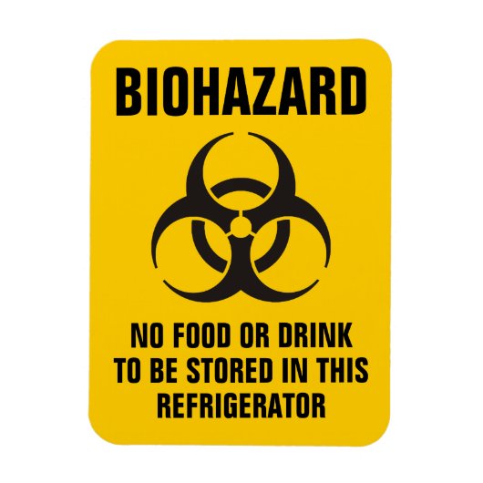 Magnet Flexible Biohazard icon (Vertical)