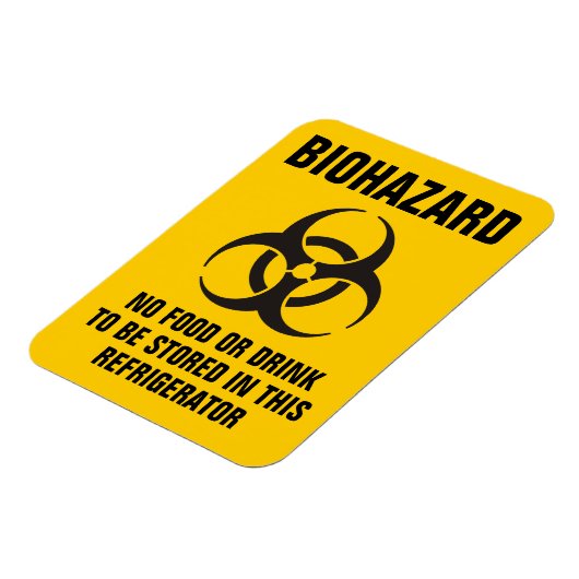 Magnet Flexible Biohazard icon (Côté Gauche)