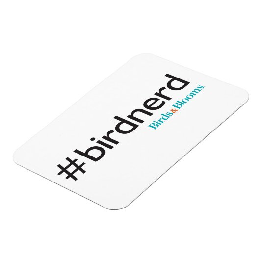 Magnet Flexible #BirdNerd (Côté Gauche)
