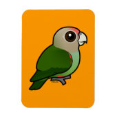 Magnet Flexible Birdorable Cape Parrot (Vertical)