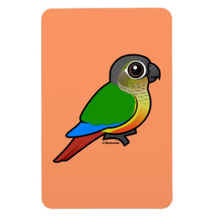 Magnet Flexible Birdorable Jaune-a dégrossi Conure