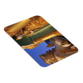Magnet Flexible Birmanie (Myanmar), Rangoon (Yangon) Temple (Côté Droit)