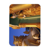 Magnet Flexible Birmanie (Myanmar), Rangoon (Yangon) Temple (Vertical)