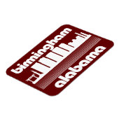 Magnet Flexible Birmingham, Alabama (Côté Gauche)