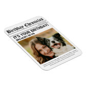 Magnet Flexible Birthday News  (Côté Droit)