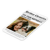 Magnet Flexible Birthday News  (Côté Gauche)