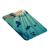 Magnet Flexible Biscayne National Park Floride Sous-marin Maritime (Côté Droit)