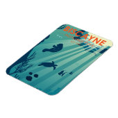 Magnet Flexible Biscayne National Park Floride Sous-marin Maritime (Côté Gauche)