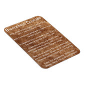 Magnet Flexible Biscochito New Mexico's official cookie recipe (Côté Droit)