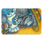 MAGNET FLEXIBLE BISCUITS DE CHIENS ET BASSIN D'OEUFS DE PÂQUES, PO (Horizontal)