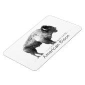 Magnet Flexible Bison américain (Côté Gauche)