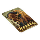 Magnet Flexible Bison américain du Wyoming (Côté Droit)