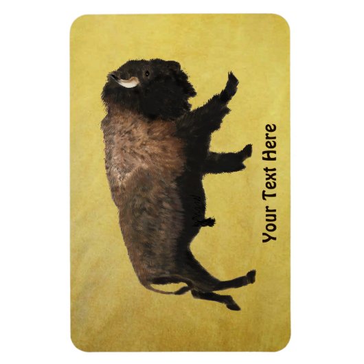 Magnet Flexible Bison galopant (Vertical)