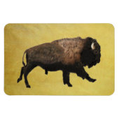 Magnet Flexible Bison galopant (Horizontal)