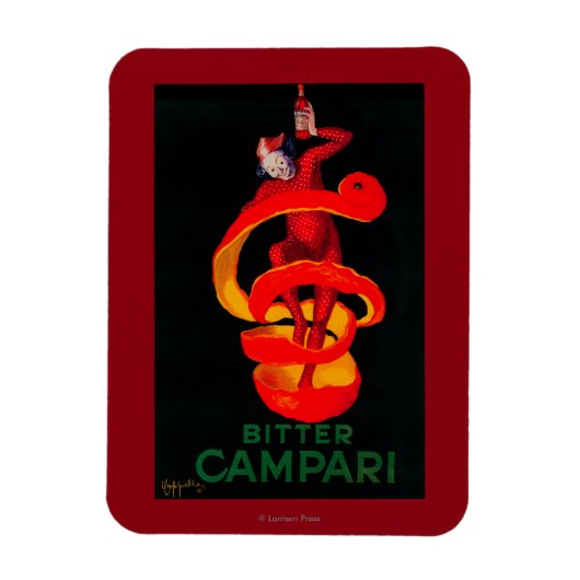 Magnet Flexible Bitter Campari Poster Vintage Europe (Vertical)