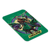 Magnet Flexible Black Adam | Graphique de caractères de cyclone (Côté Droit)