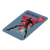 Magnet Flexible Black Adam | Graphique de caractères de masher Ato (Côté Gauche)