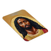 Magnet Flexible Black African Man Jésus Christ portrait Art (Côté Droit)