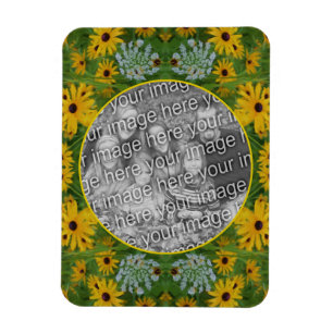 Magnet Flexible Black Eyed Susan Daisy Peinture Ajouter Votre Phot