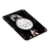 Magnet Flexible Black & Gold Celestial Moon & Stars Enregistrer la (Côté Droit)