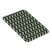 Magnet Flexible Black Gold Turquoise ZigZag (Côté Droit)