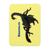 Magnet Flexible Black hungry scorpion (Vertical)