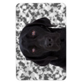 Magnet Flexible Black Labrador Retriever (Vertical)