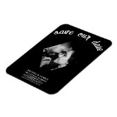 Magnet Flexible Black Minimal Diamond Photo Wedding Enregistrer la (Côté Gauche)