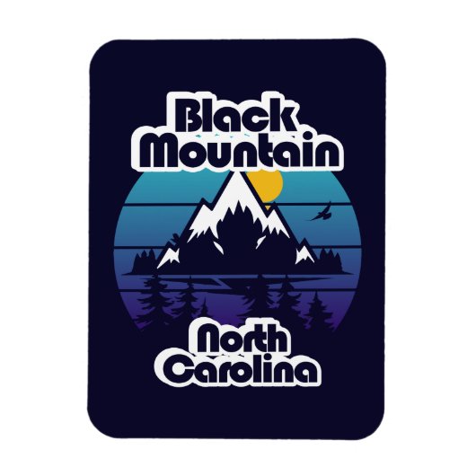 Magnet Flexible Black Mountain, Caroline du Nord (Vertical)