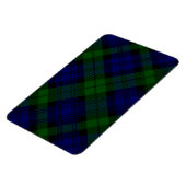Magnet Flexible Black Watch Tartan bleu vert Plaid (Côté Gauche)