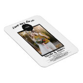 Magnet Flexible Black Wax Seal photo mariage Enregistrer la date (Côté Droit)