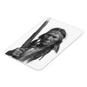 Magnet Flexible Black & White Geronimo (Côté Gauche)