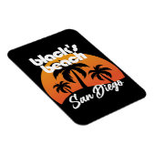 Magnet Flexible Black's Beach, San Diego (Côté Droit)