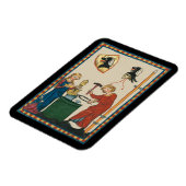 Magnet Flexible Blacksmith Forge Casque Art Médiéval (Côté Gauche)