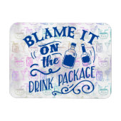 Magnet Flexible Blâmez-le sur le Forfait Boisson Porte de croisièr (Horizontal)