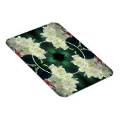 Magnet Flexible Blanc Azalea Fleurs Cadre Ajouter Votre Photo (Côté Droit)