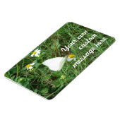 Magnet Flexible Blanc sur vert Personnalisé (Côté Gauche)