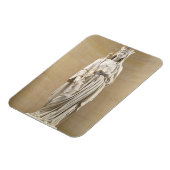 Magnet Flexible Blanche de Castille (1188-1252) Reine de France, 1 (Côté Gauche)