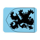 Magnet Flexible Blason de Flandre (Horizontal)