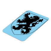 Magnet Flexible Blason de Flandre (Côté Gauche)