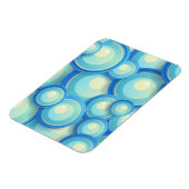 Magnet Flexible bleu Abstrait en vert (Côté Gauche)