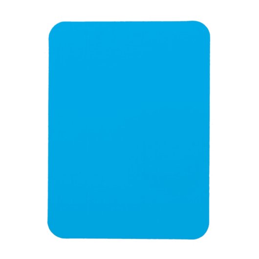 Magnet Flexible Bleu Ciel #00B0EF, Bleu Balle (Vertical)