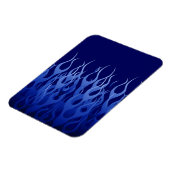 Magnet Flexible Bleu cool sur Blue Racing Flames (Côté Gauche)