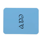 Magnet Flexible Bleu de Cornflower (Horizontal)